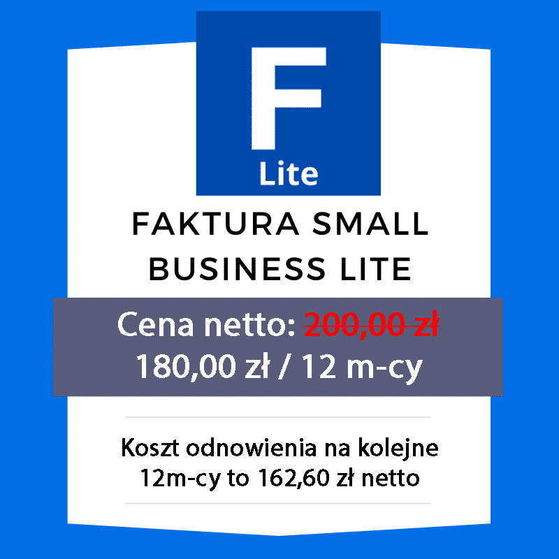 Program do faktur Faktur Small Business Lite